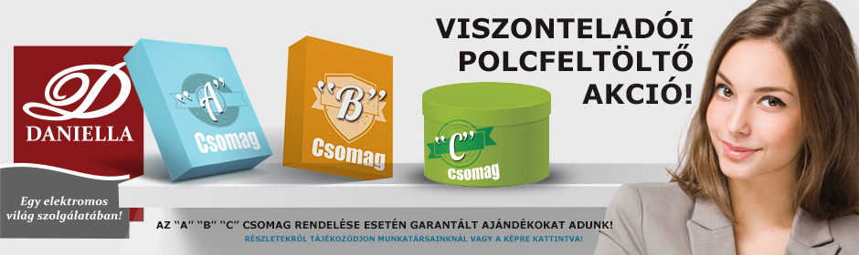 Viszonteladói polcfeltöltő akció
