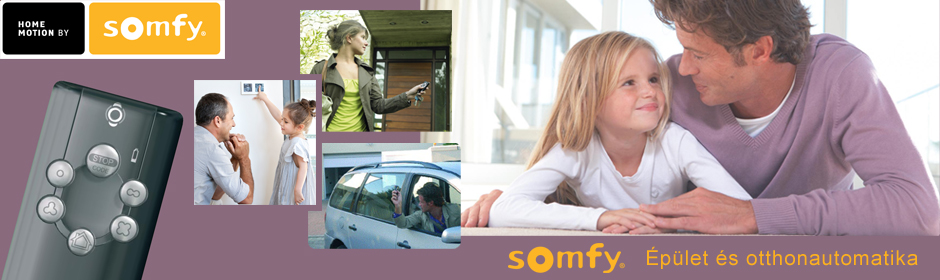 Somfy épület- és otthonautomatika